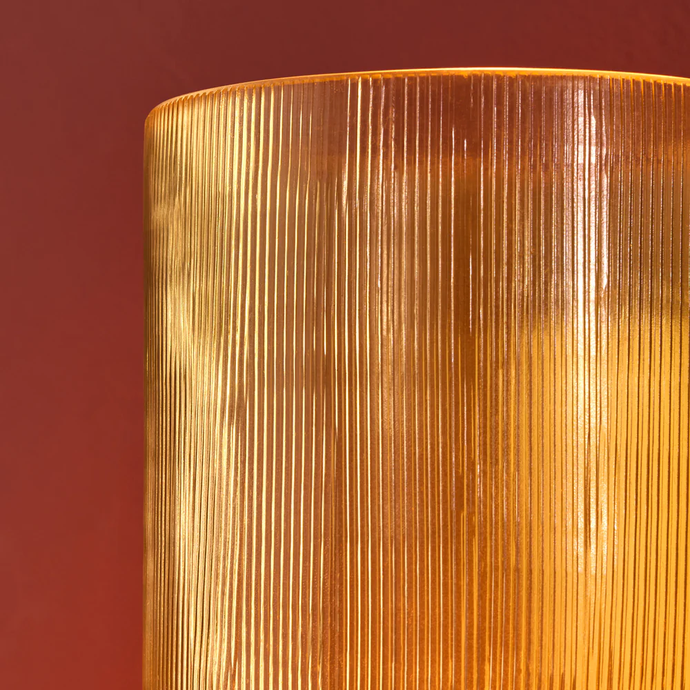 Pooky - Riven Wall Light - Etched Glass And Brass