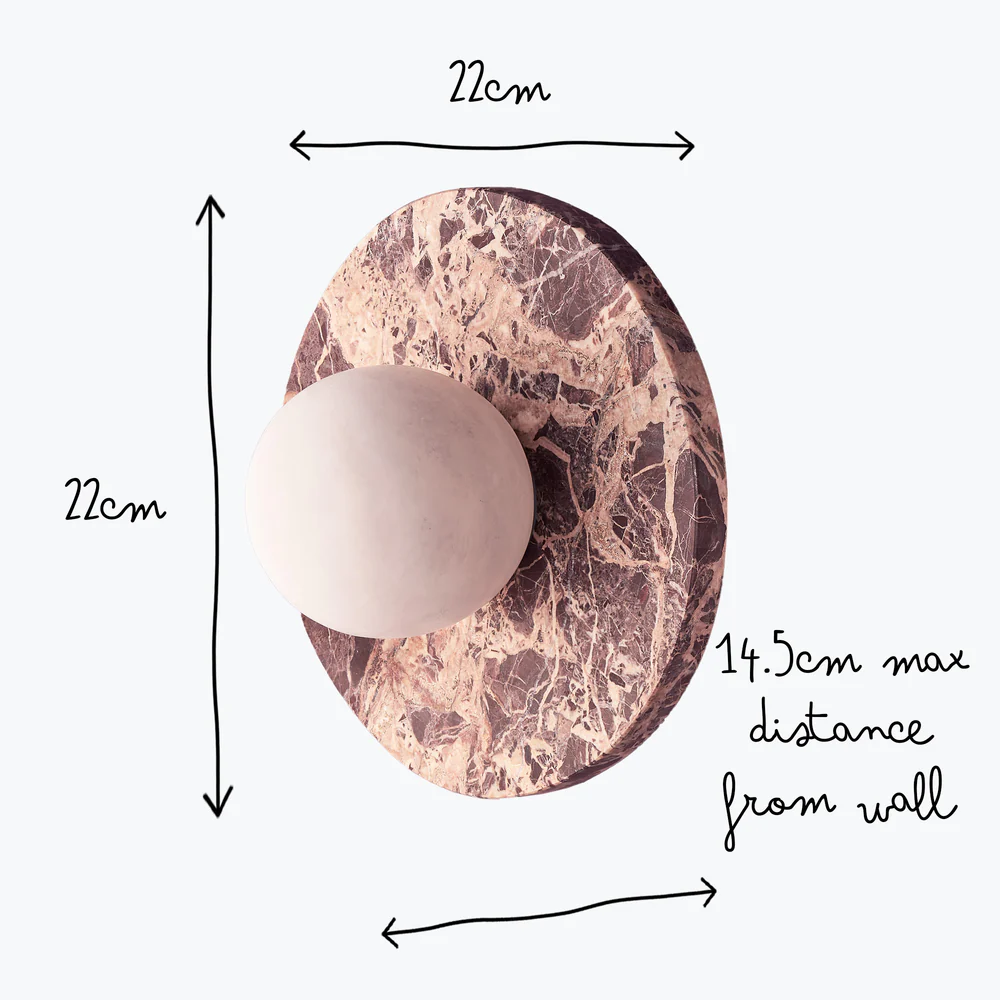 Pooky - Leela Wall Light - Marble