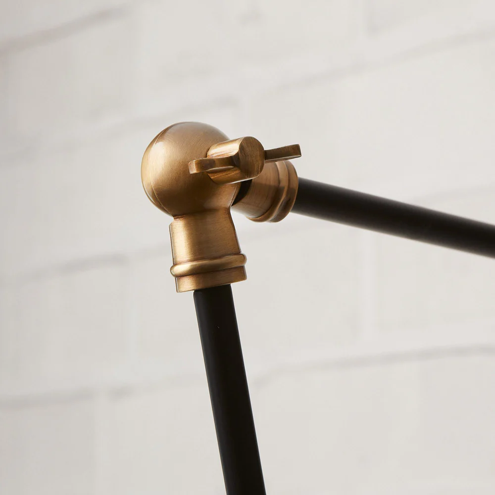 Pooky - Pick Wall Light - Black and Brass