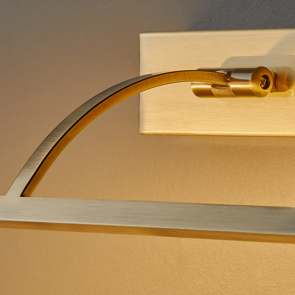 Pooky - Blake Dimmable Picture Light - Medium - Antique Brass Finish