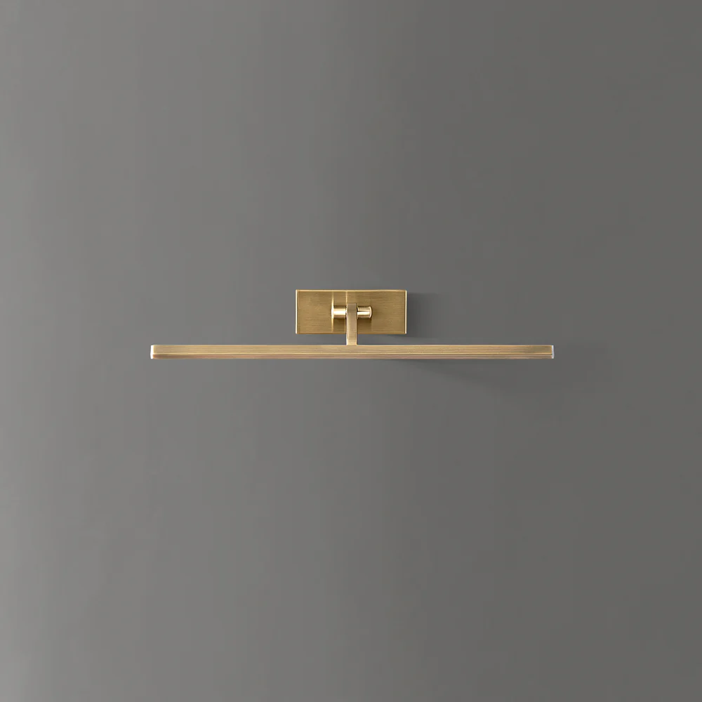 Pooky - Blake Dimmable Picture Light - Medium - Antique Brass Finish