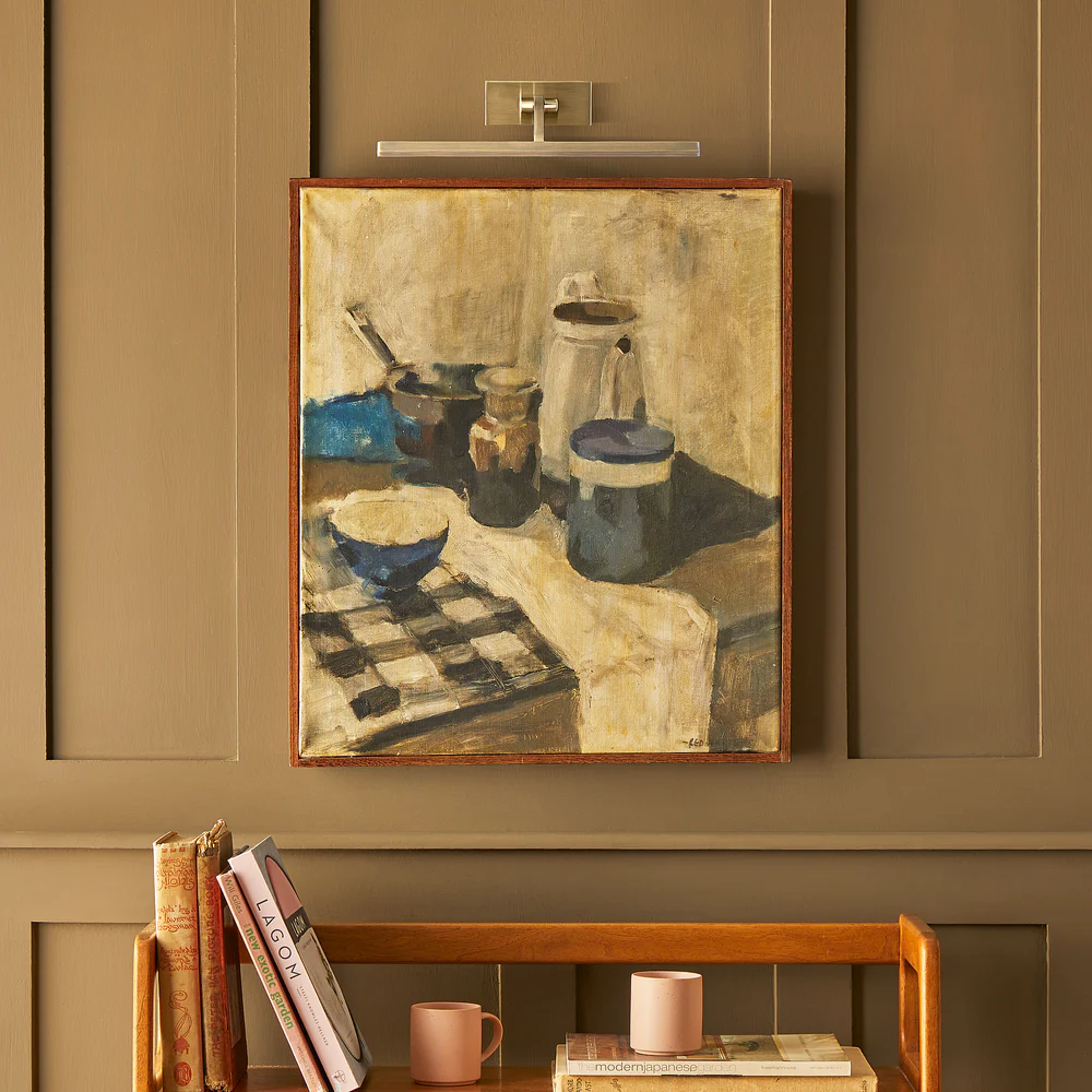 Pooky - Blake Dimmable Picture Light - Smaller - Antique Brass Finish