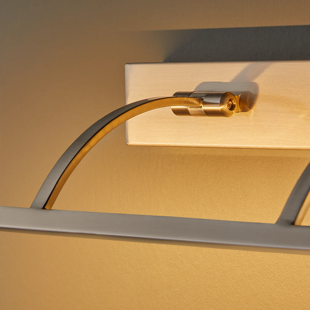 Pooky - Blake Dimmable Picture Light - Larger - Brushed Chrome Finish