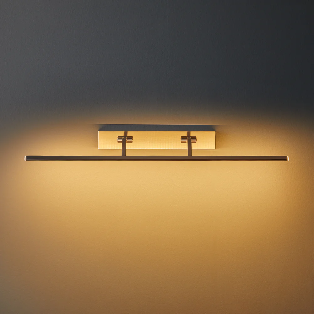 Pooky - Blake Dimmable Picture Light - Larger - Brushed Chrome Finish