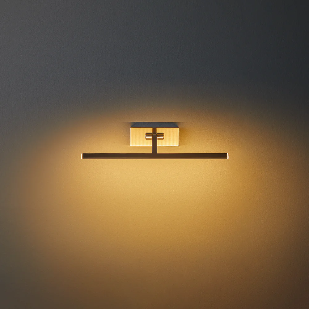 Pooky - Blake Dimmable Picture Light - Smaller - Brushed Chrome Finish