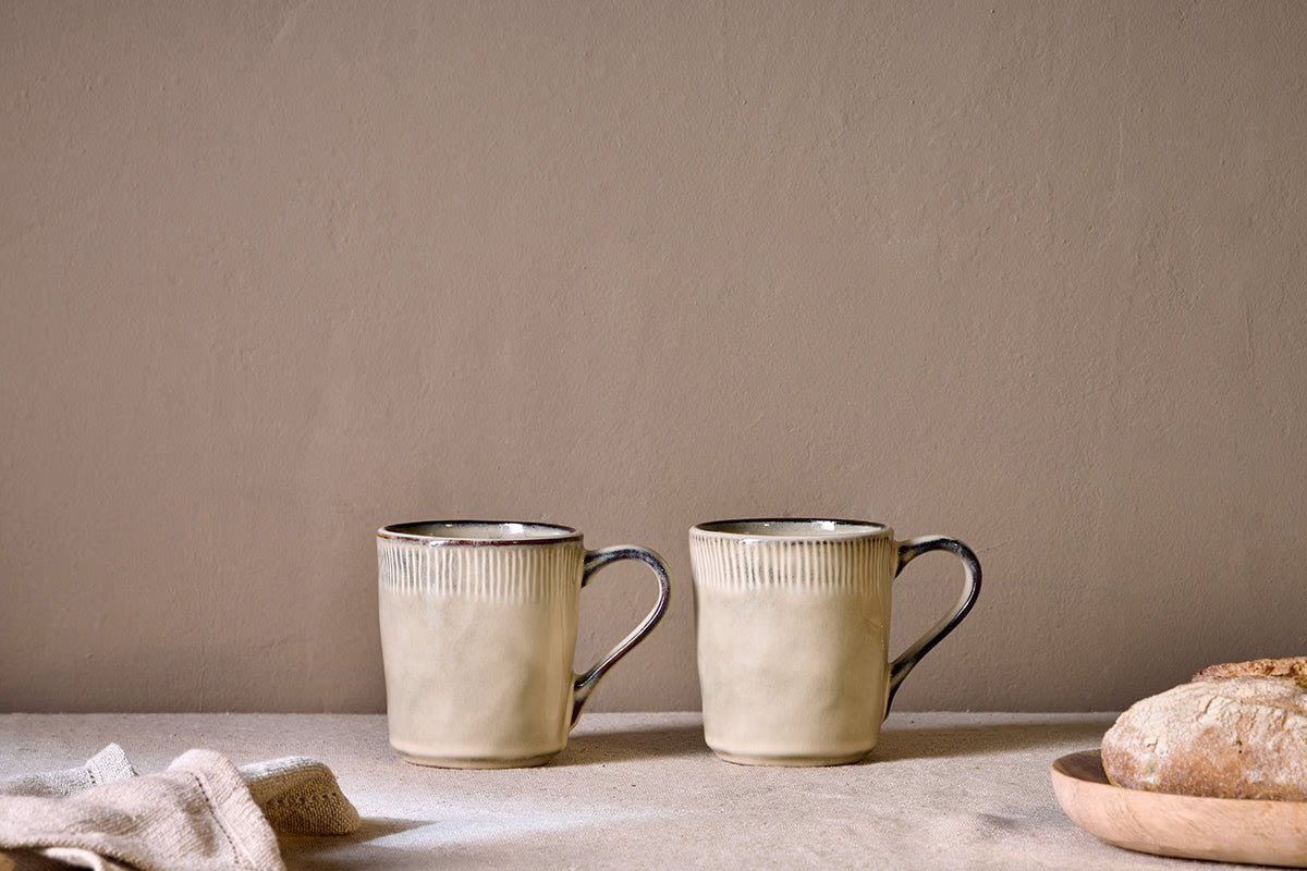 Nkuku - Malia Mug - Cream - (Set of 2)