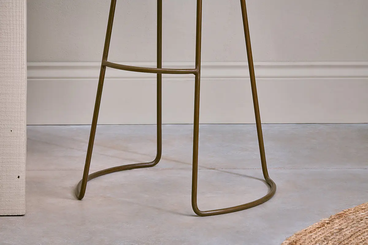 Nkuku - Loko Mango Wood Stool - Tall