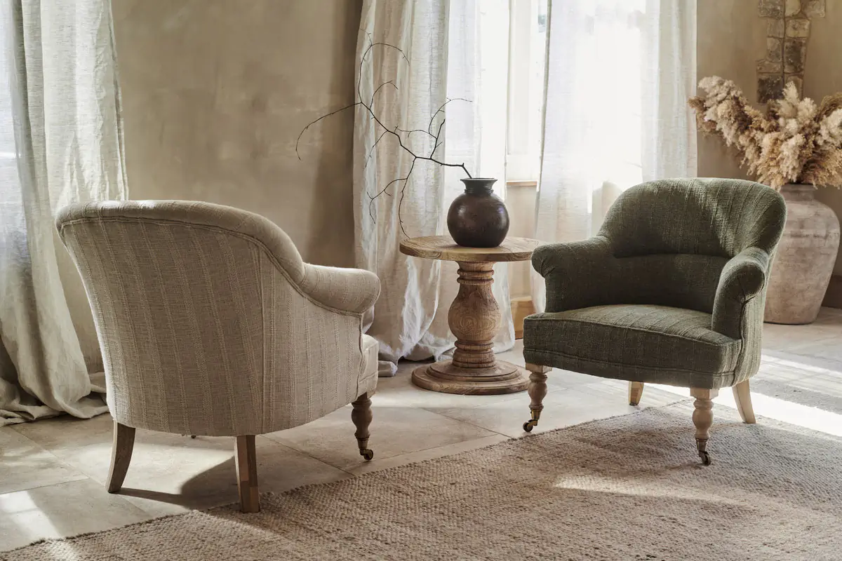 Nkuku - Kiana Cotton Armchair - Natural