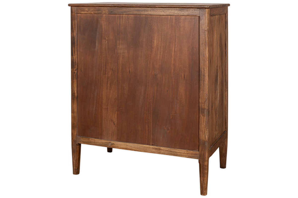 Nkuku - Anbu Acacia Chest of Drawers - Washed Walnut