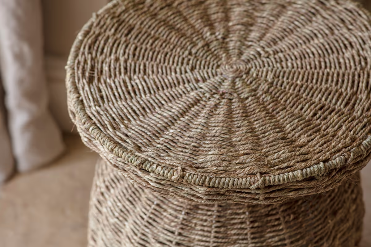 Nkuku - Rampura Rattan Side Table - Natural