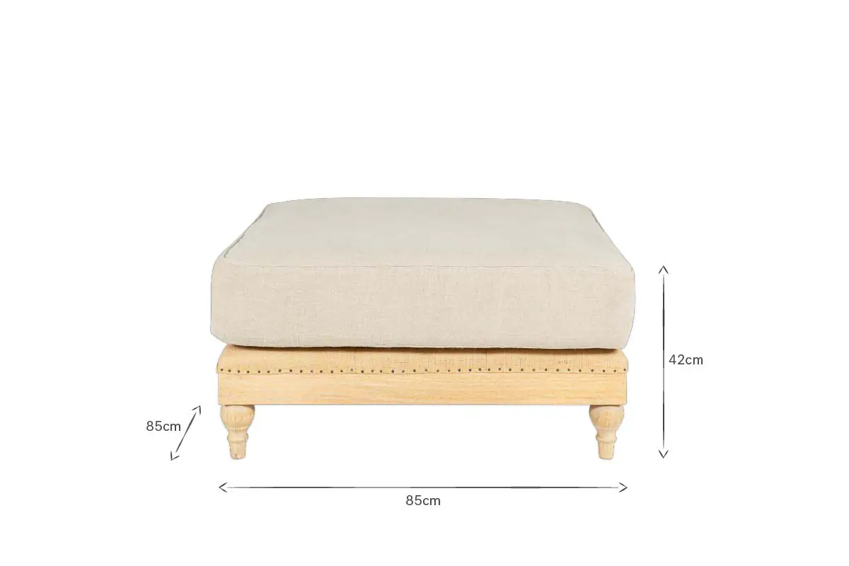 Nkuku - Krissa Modular Sofa - Footstool