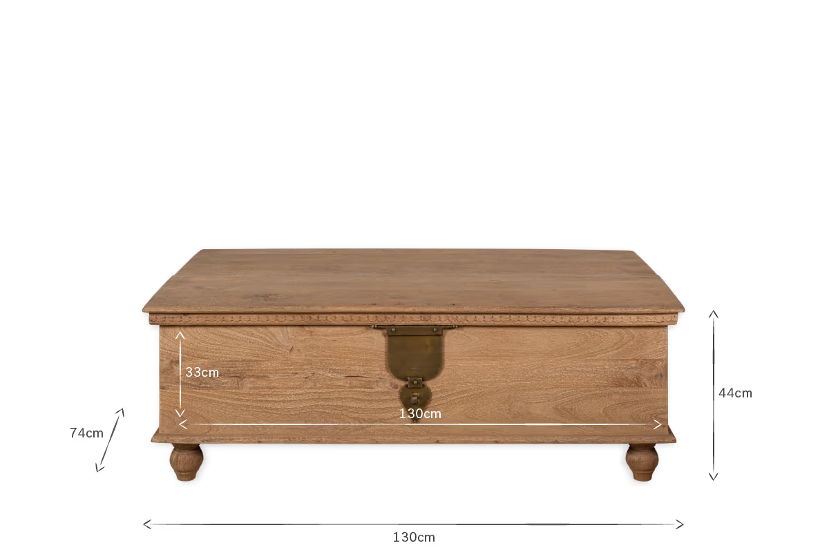 Nkuku - Vidur Mango Wood Chest - Natural
