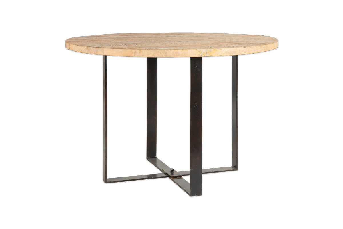 Nkuku - Fia Mango Wood Round Dining Table