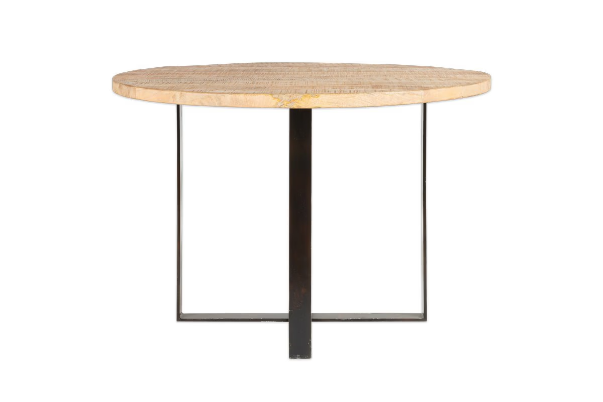 Nkuku - Fia Mango Wood Round Dining Table