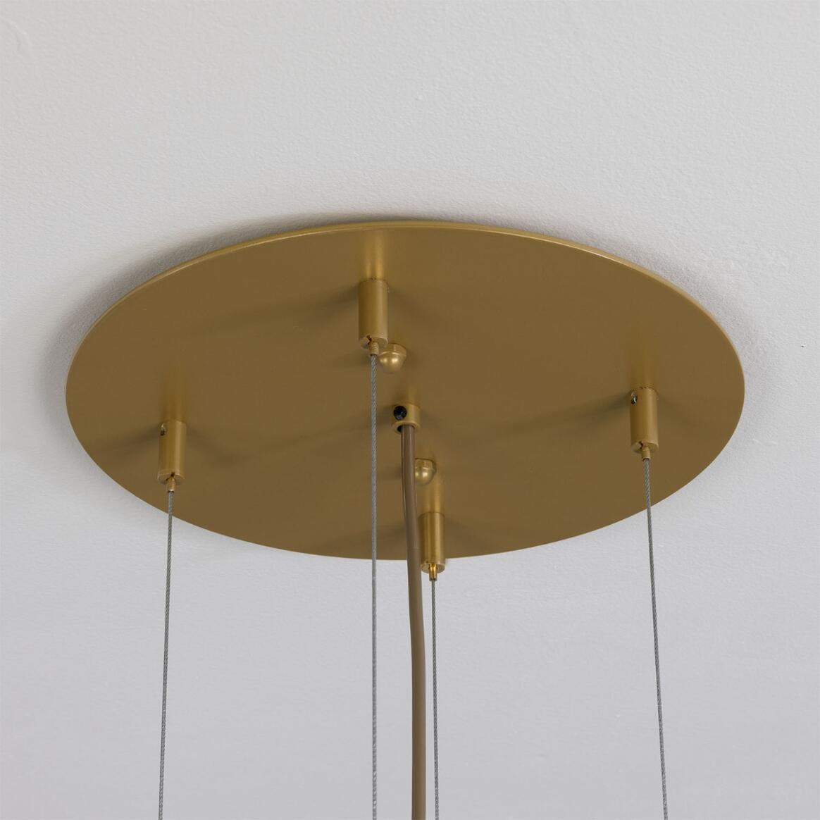 Mullan Ashford Neo-Victorian Chandelier - Powder-Coated Gold Finish