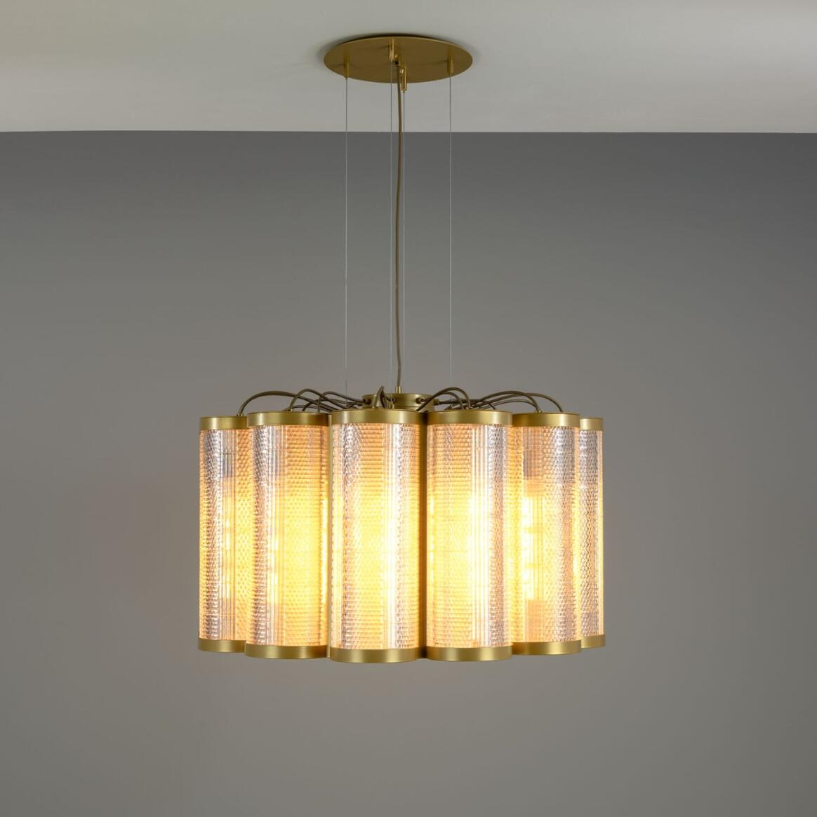 Mullan Ashford Neo-Victorian Chandelier - Powder-Coated Gold Finish