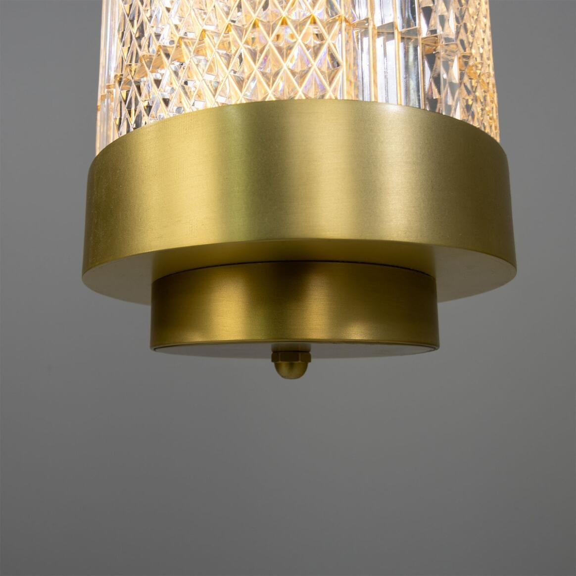 Mullan Ashford Neo-Victorian Vertical Linear Pendant Light 102cm IP20 - Satin Brass Finish