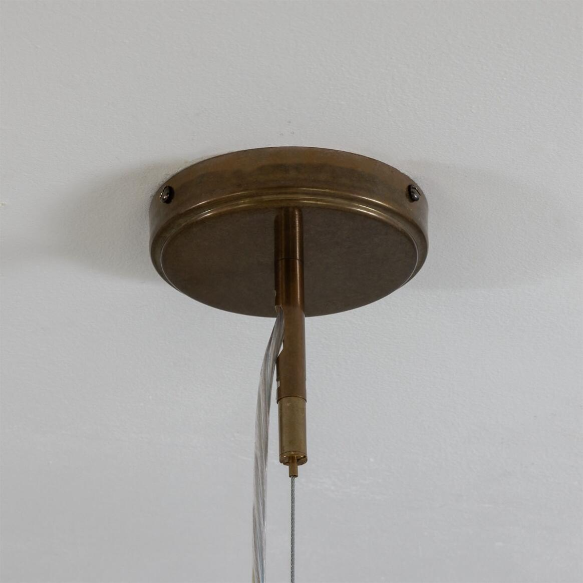Mullan Watson Five Light Linear Island Pendant 100cm IP20 - Matte Black & Antique Brass Finish