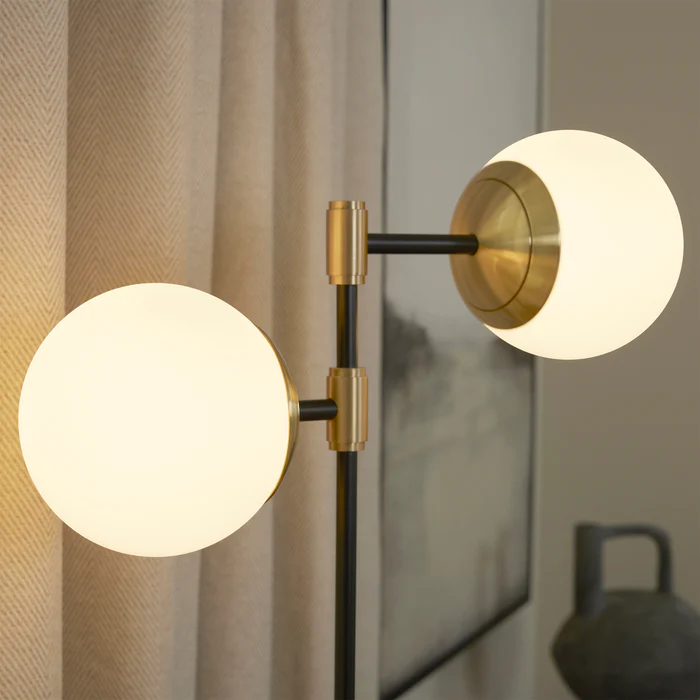 Northern Light - IO Table Lamp - Opal Finish - Matt Opal Glass Globe Ø150mm Shade