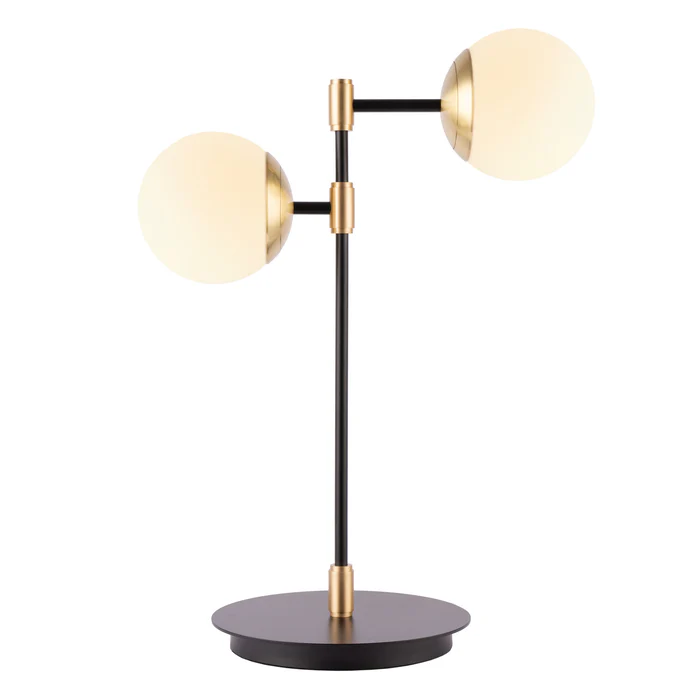 Northern Light - IO Table Lamp - Opal Finish - Matt Opal Glass Globe Ø150mm Shade