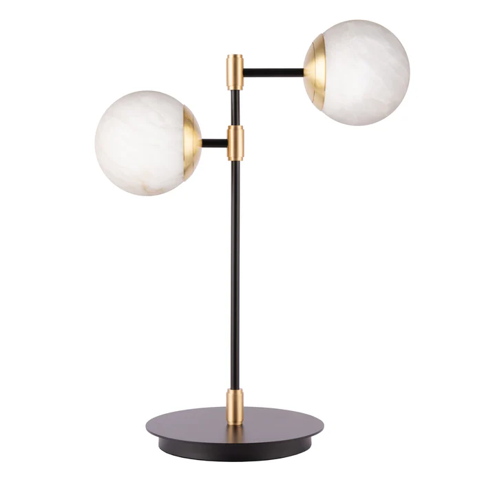 Northern Light - IO Table Lamp - Alabaster Finish - White Alabaster Globe Ø150mm Shade