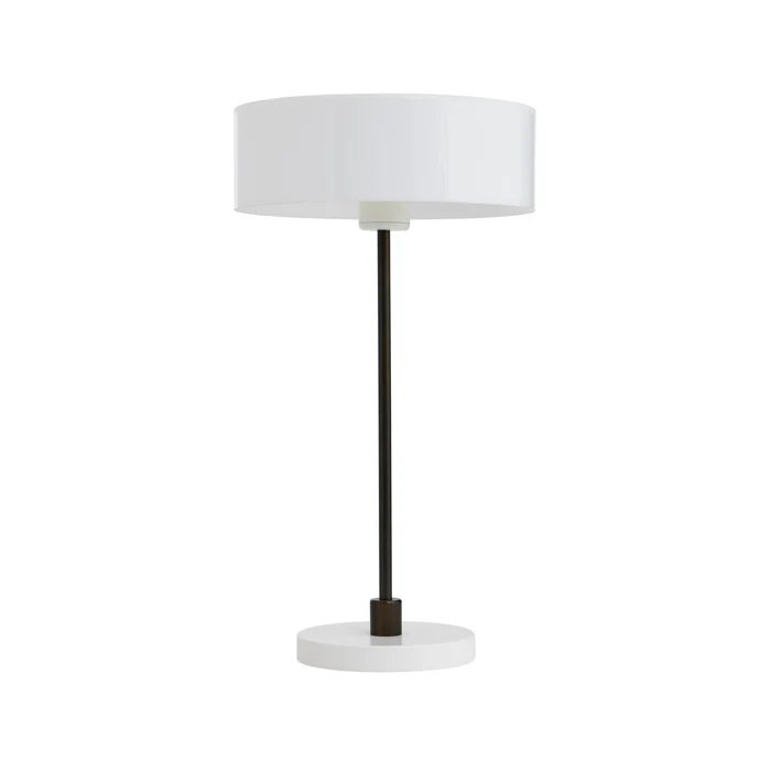 Northern Light - Verona Table Lamp - Dark Antique White Finish - 300mm Opal Acrylic Shade