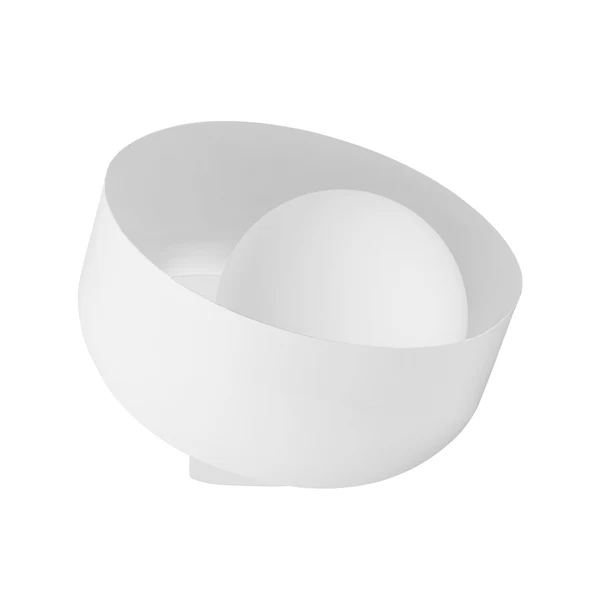 Northern Light - Bourbon Opal Table Lamp - White Finish - Matt Opal Glass Globe Dia. 200 mm Shade