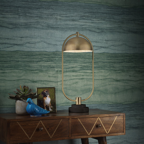 Northern Light - Iveston Table Lamp - Old English Brass Light Finish