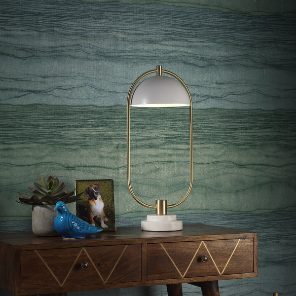 Northern Light - Iveston Table Lamp - Brushed Brass Finish