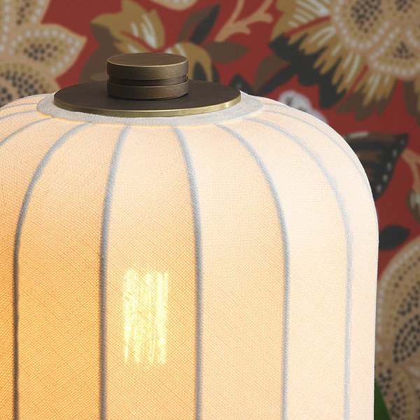 Northern Light - Heslop Table Lamp Medium - Old English Brass Light White Marble Finish - 8" Cloche Snowdrift Shade