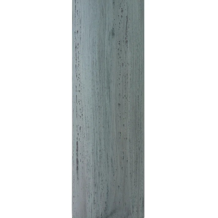 Northern Light - Argent Table Lamp - Verdigris Old English Brass Light Finish - 14" Short Drum Pearl Grey Shade