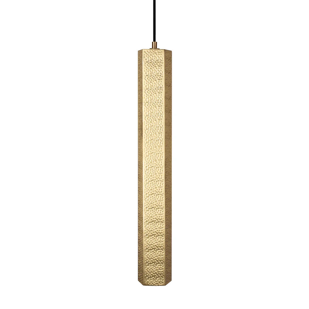 Northern Light - Cairo Pendant Ceiling Lights - Brushed Brass Matt Black Finish