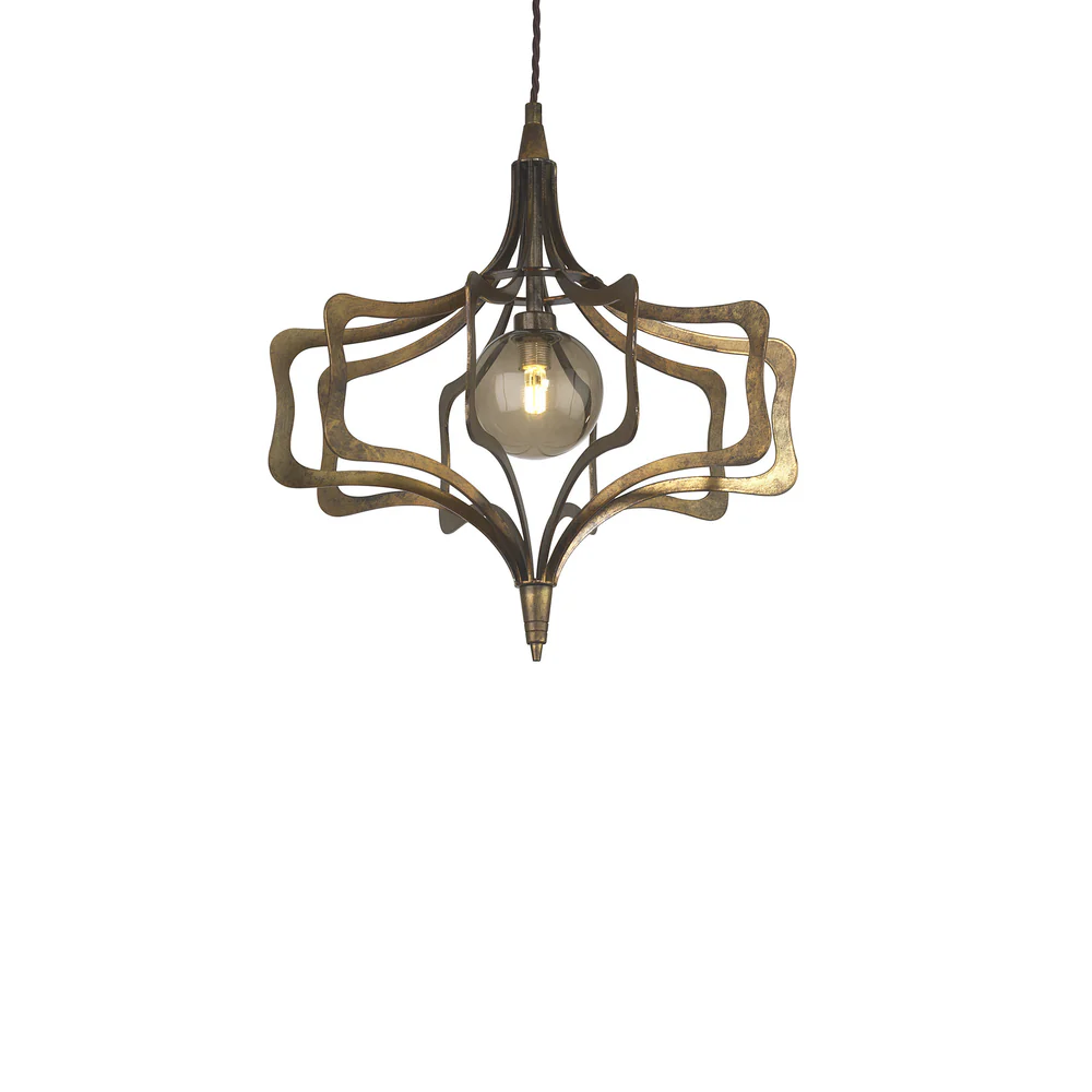 Northern Light - Aurelia Pendant Ceiling Lights - Patinated Gold Finish