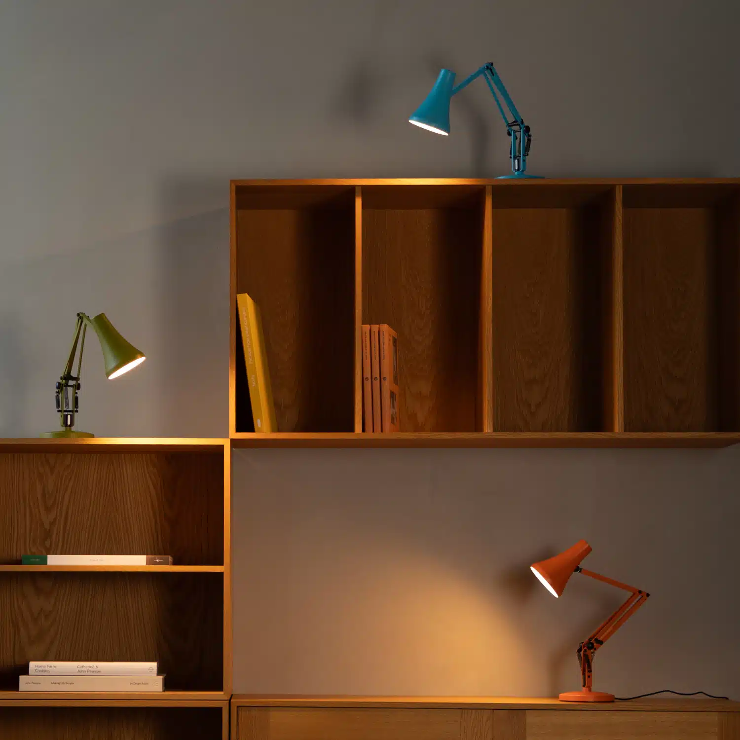 Anglepoise Light - 90 Mini Mini Desk Lamp Avocado Green - Avocado Green Finish - Arms and Aluminium Shade