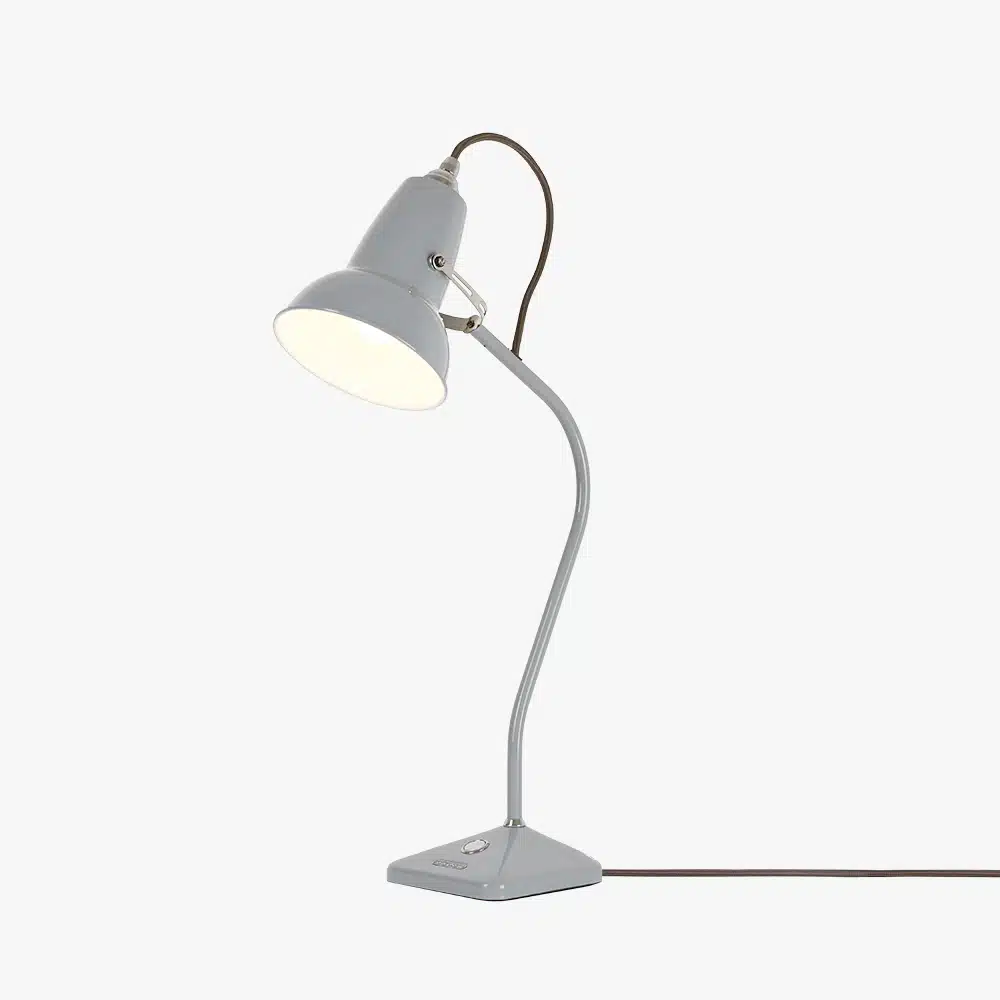 Anglepoise Light - Original 1227 Mini Table Lamp Dove Grey - Dove Grey Finish - Steel Shade