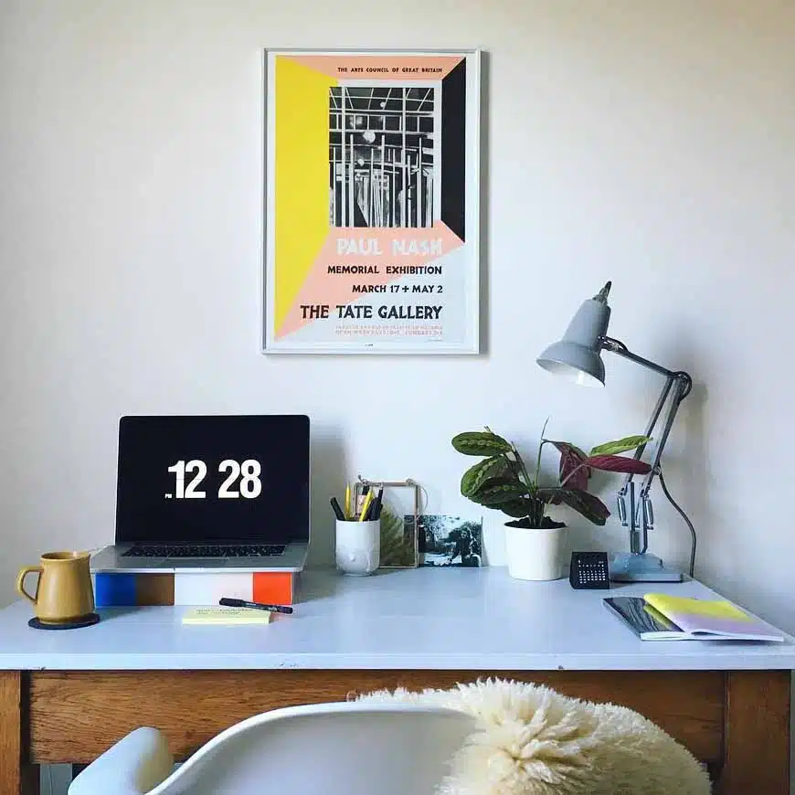 Anglepoise Light - Original 1227 Mini Desk Lamp Dove Grey - Dove Grey Finish - Aluminium Arms and Steel Shade