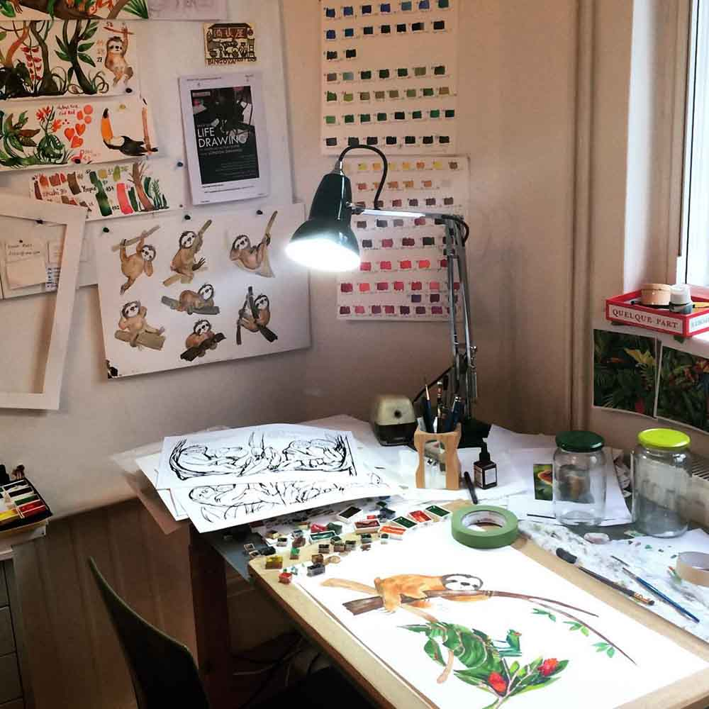 Anglepoise Light - Original 1227 Desk Lamp Jet Black - Jet Black Finish - Aluminium Arms and Steel Shade