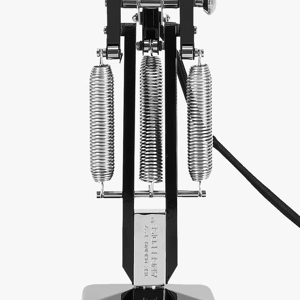 Anglepoise Light - Original 1227 Desk Lamp Jet Black - Jet Black Finish - Aluminium Arms and Steel Shade