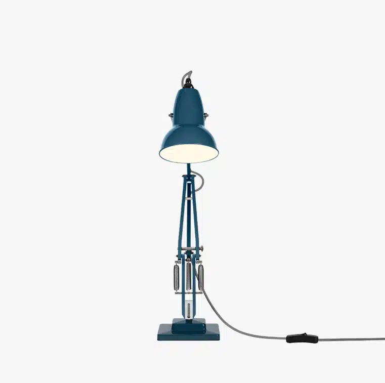 Anglepoise Light - Original 1227 Desk Lamp National Trust Edition Neptune Blue - Neptune Blue Finish - Aluminium shade