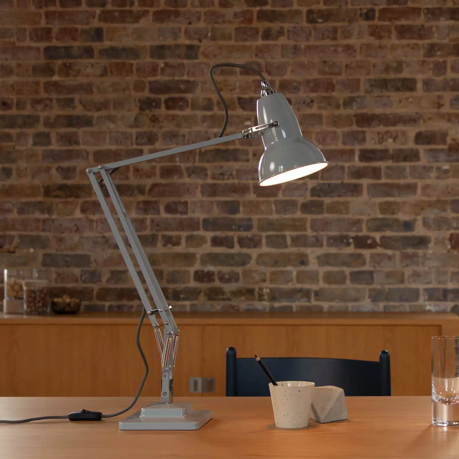 Anglepoise Light - Original 1227 Desk Lamp Dove Grey - Dove Grey Finish - Arms and Aluminium Shade