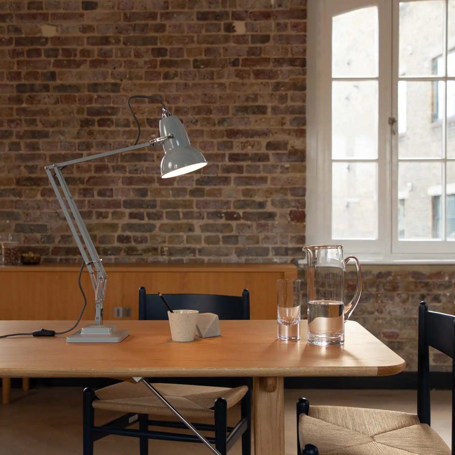 Anglepoise Light - Original 1227 Desk Lamp Dove Grey - Dove Grey Finish - Arms and Aluminium Shade