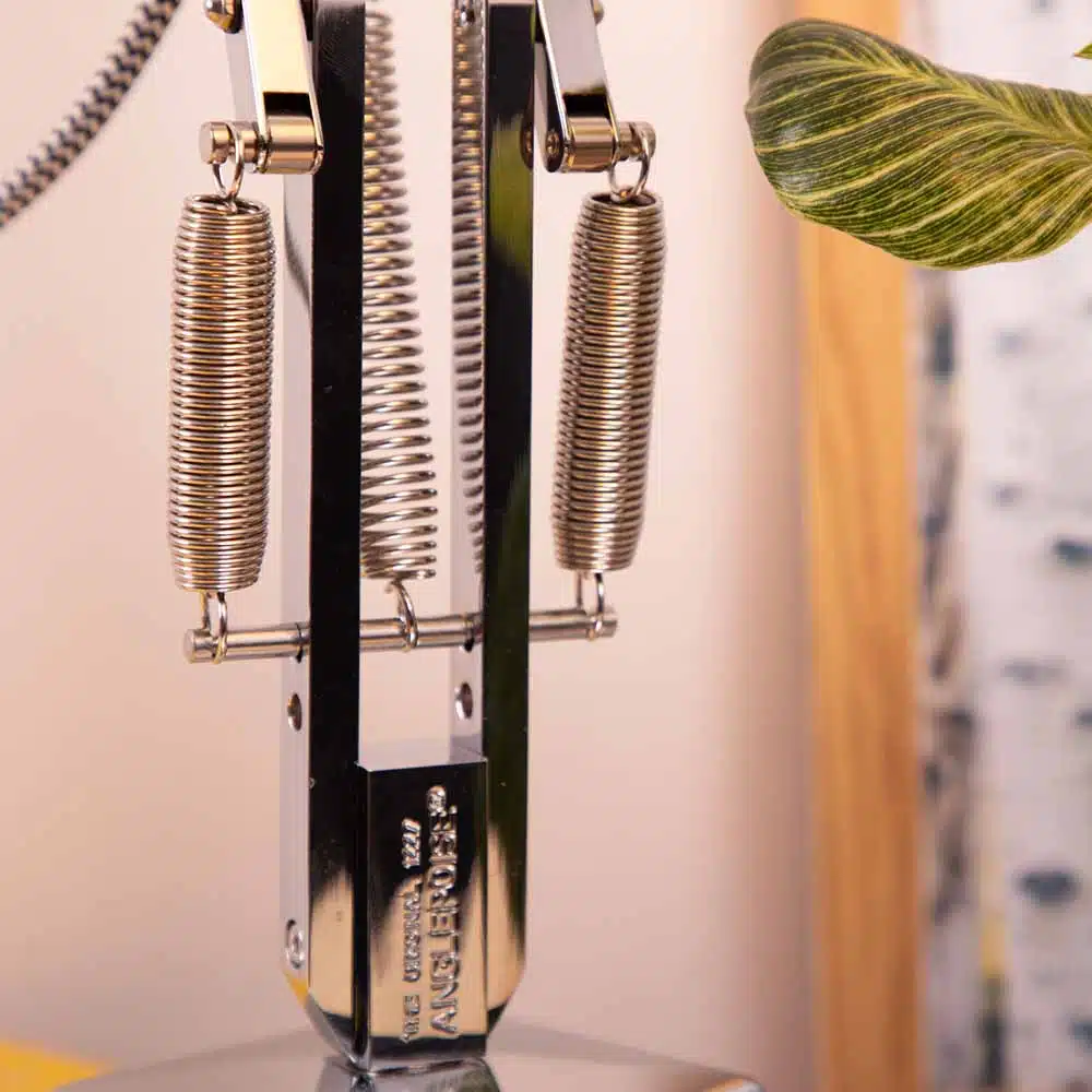 Anglepoise Light - Original 1227 Desk Lamp Bright Chrome - Bright Chrome Finish - Arms and Aluminium Shade