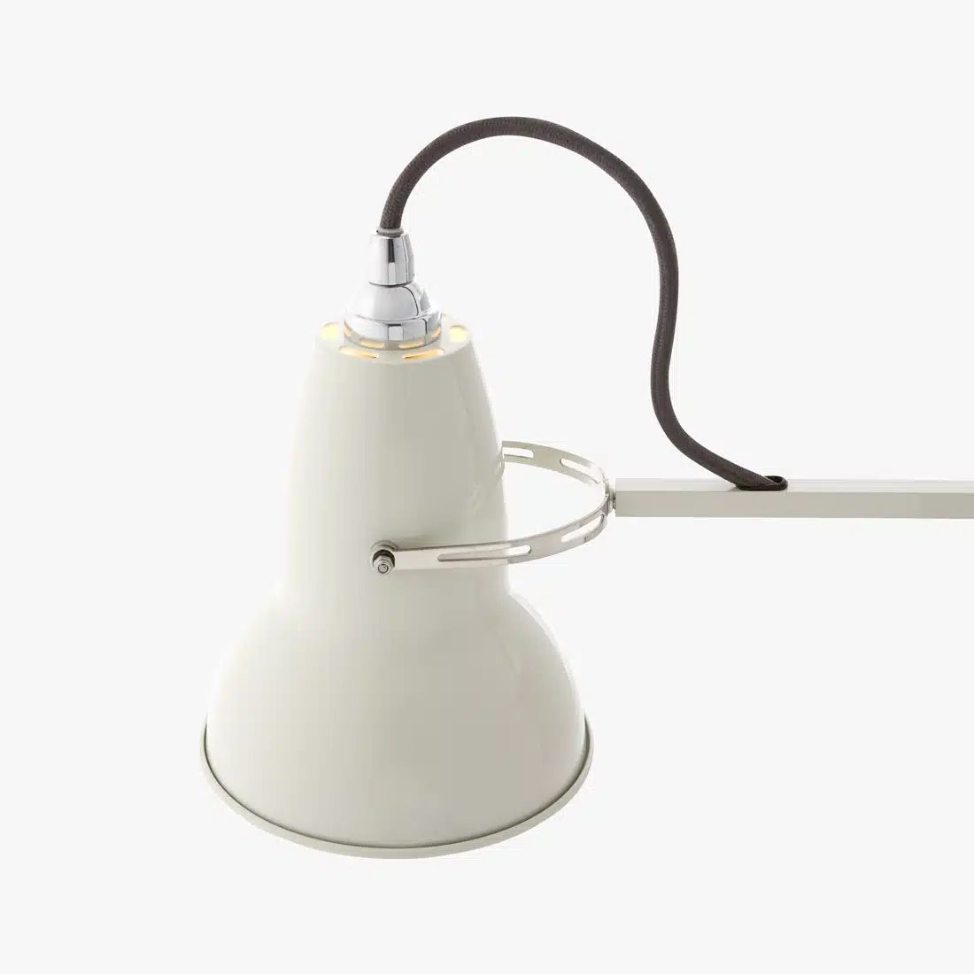 Anglepoise Light - Original 1227 Desk Lamp Linen White - Linen White Finish - Arms and Aluminium Shade