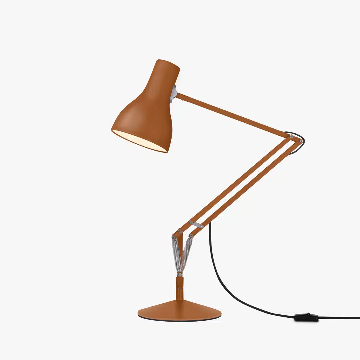 Anglepoise Light - Type 75 Desk Lamp Margaret Howell Edition Sienna - Sienna Finish - Arms and Aluminium Shade
