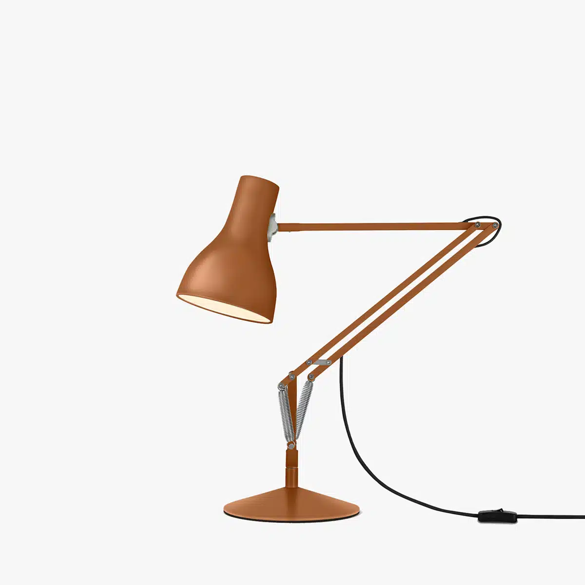 Anglepoise Light - Type 75 Desk Lamp Margaret Howell Edition Sienna - Sienna Finish - Arms and Aluminium Shade