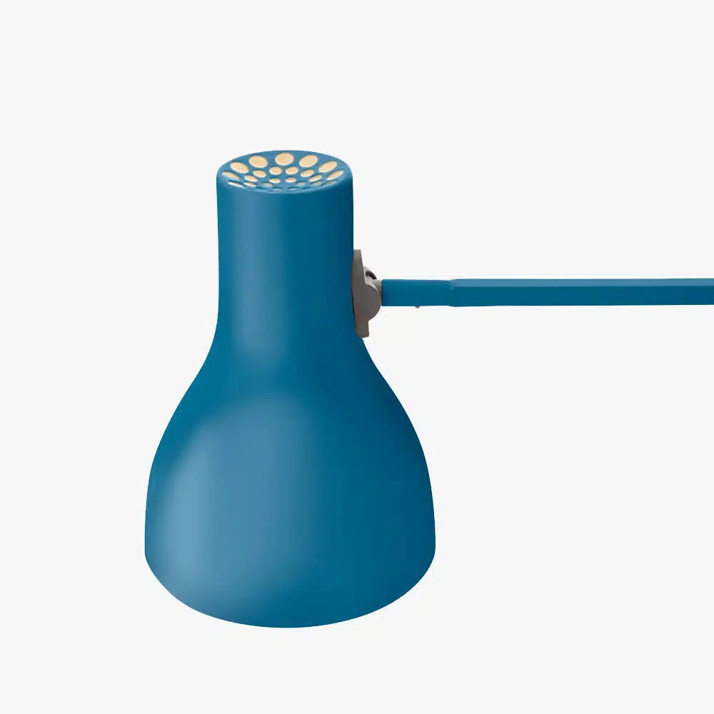 Anglepoise Light - Type 75 Desk Lamp Margaret Howell Edition Saxon Blue - Saxon Blue Finish - Arms and Aluminium Shade