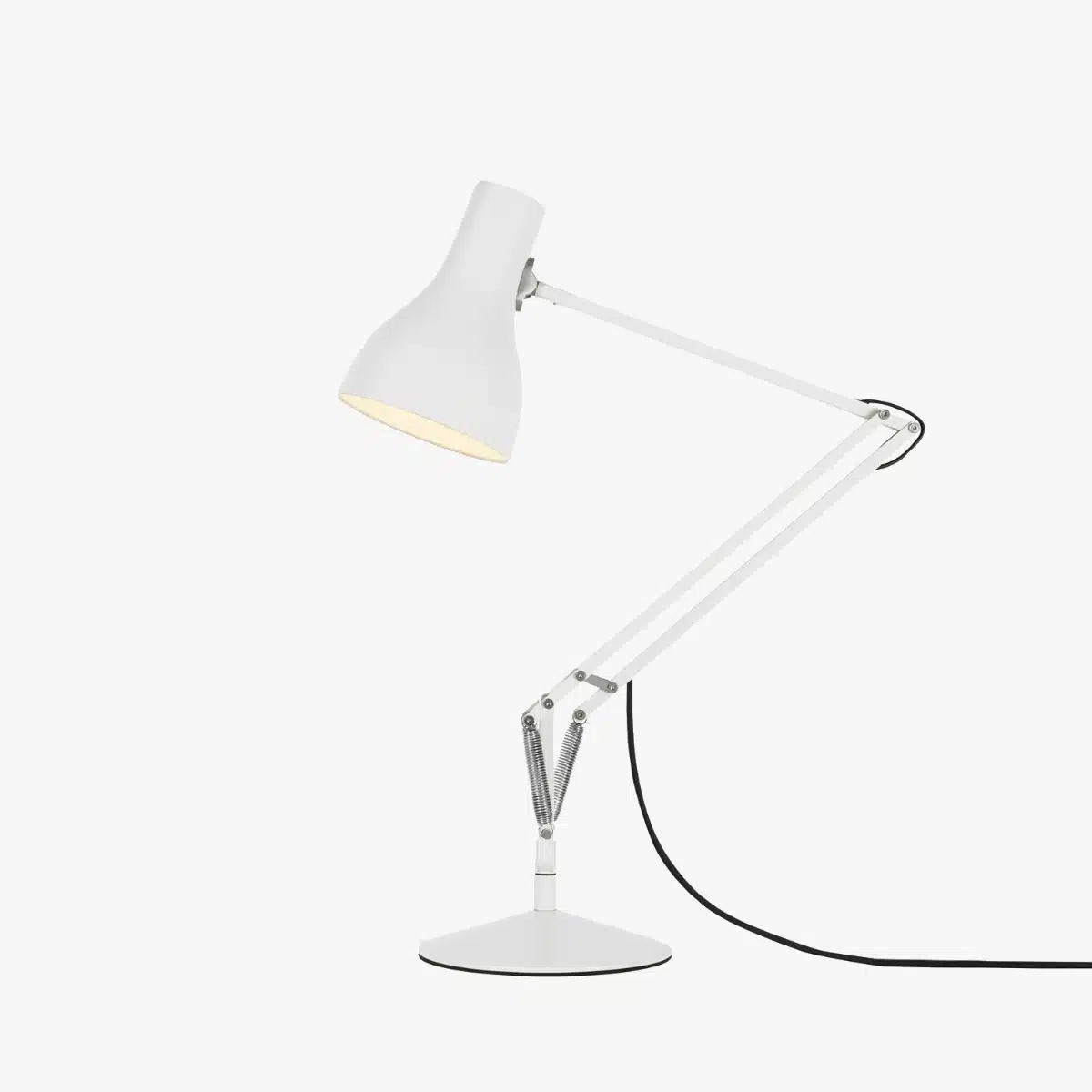 Anglepoise Light - Type 75 Desk Lamp Alpine White - Alpine White Finish - Aluminium Shade