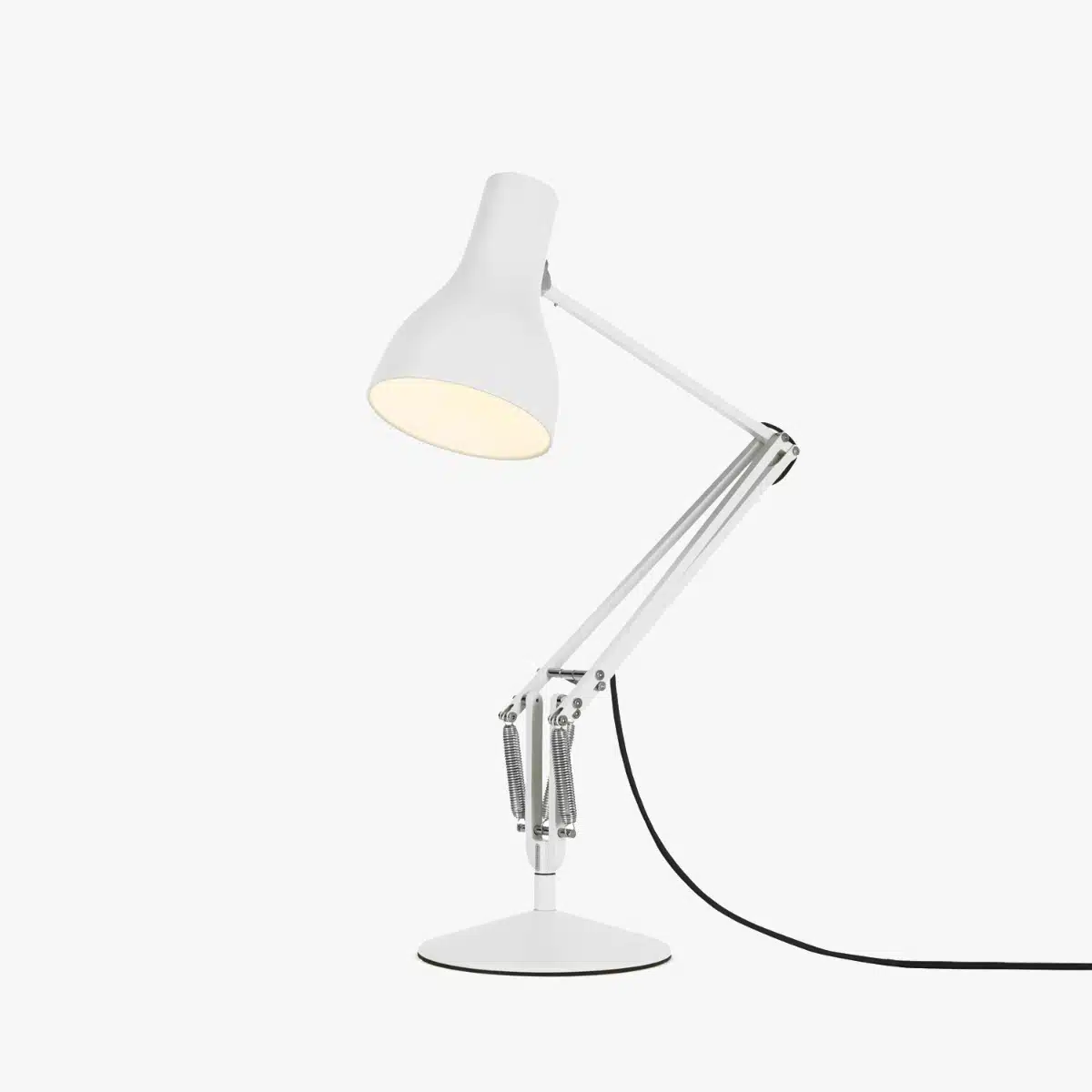 Anglepoise Light - Type 75 Desk Lamp Alpine White - Alpine White Finish - Aluminium Shade