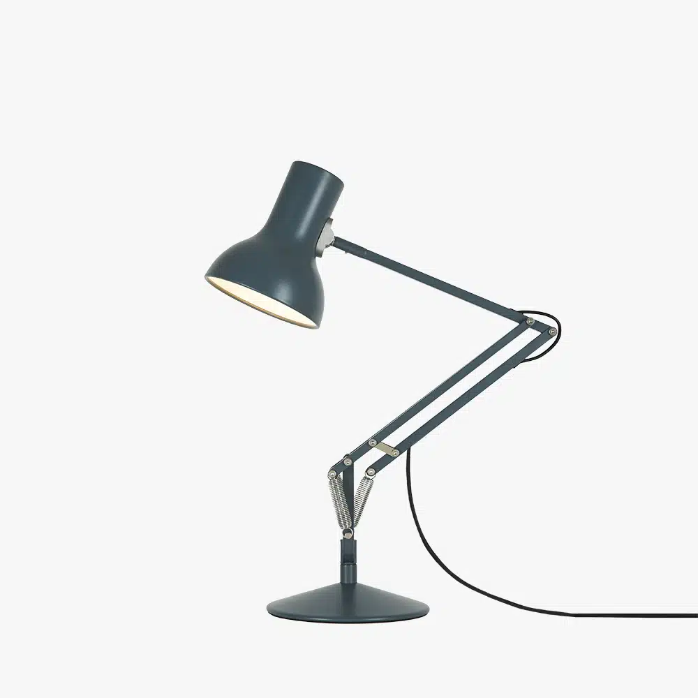 Anglepoise Light - Type 75 Mini Desk Lamp Slate Grey - Slate Grey Finish - Arms and Aluminium Shade