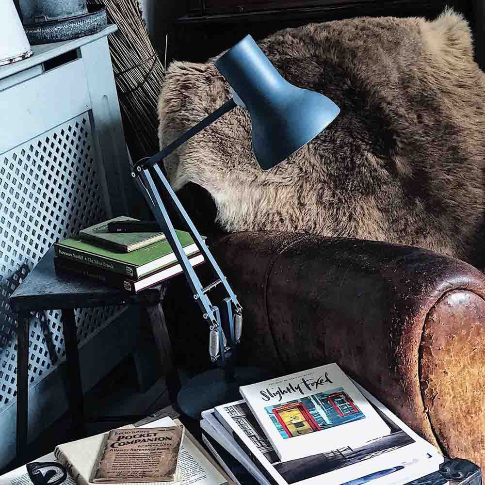 Anglepoise Light - Type 75 Mini Desk Lamp Slate Grey - Slate Grey Finish - Arms and Aluminium Shade